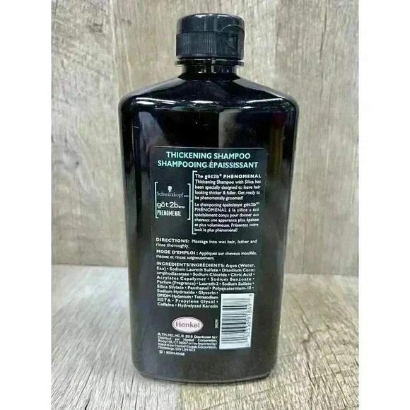 Got2b Phenomenal Thickening Shampoo Schwarzkopf  Fresh Scent 16.9 Fl Oz NEW - Picture 3 of 4